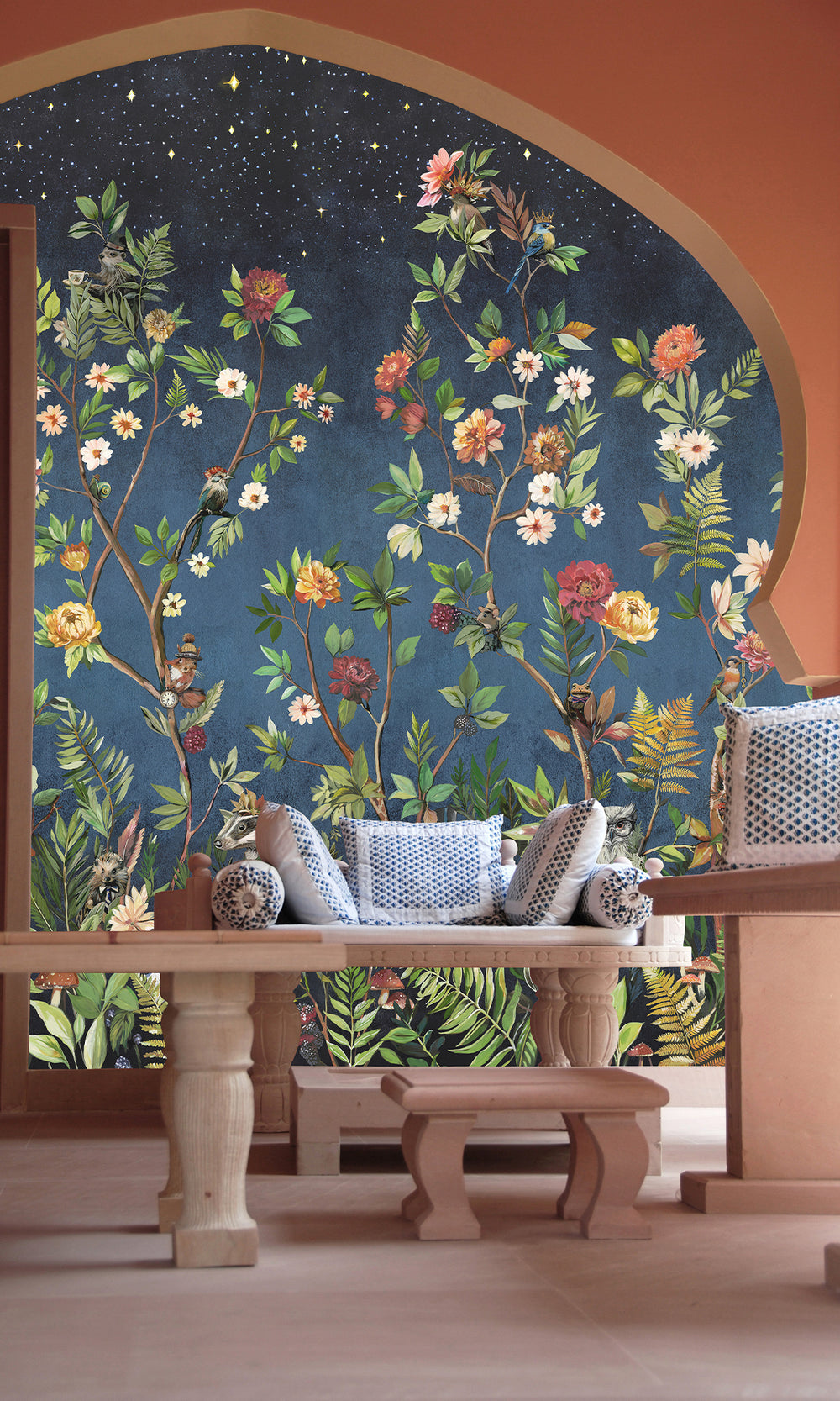 Multi Fairytale Woodland Mural Wallpaper  RM9047