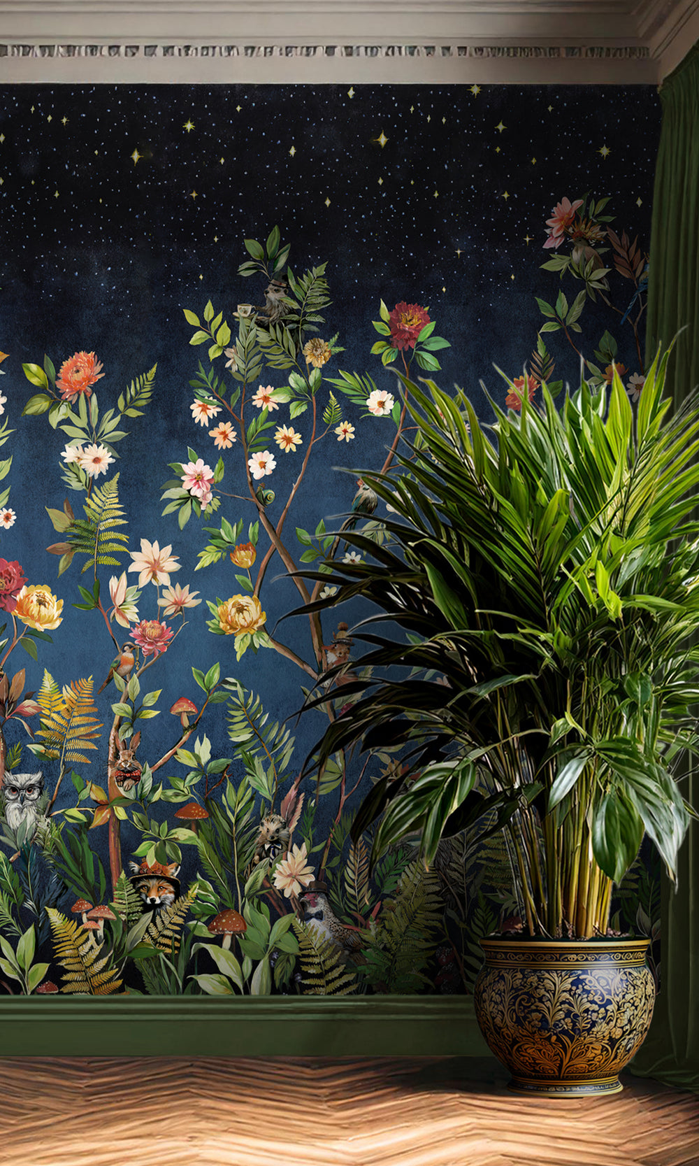 Multi Fairytale Woodland Mural Wallpaper  RM9047