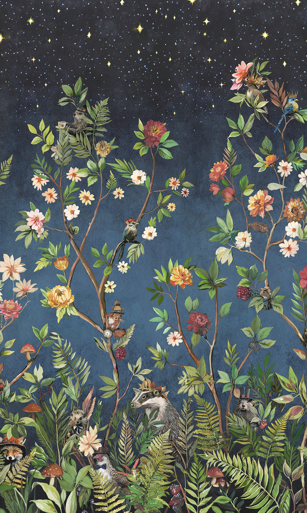 Multi Fairytale Woodland Mural Wallpaper  RM9047