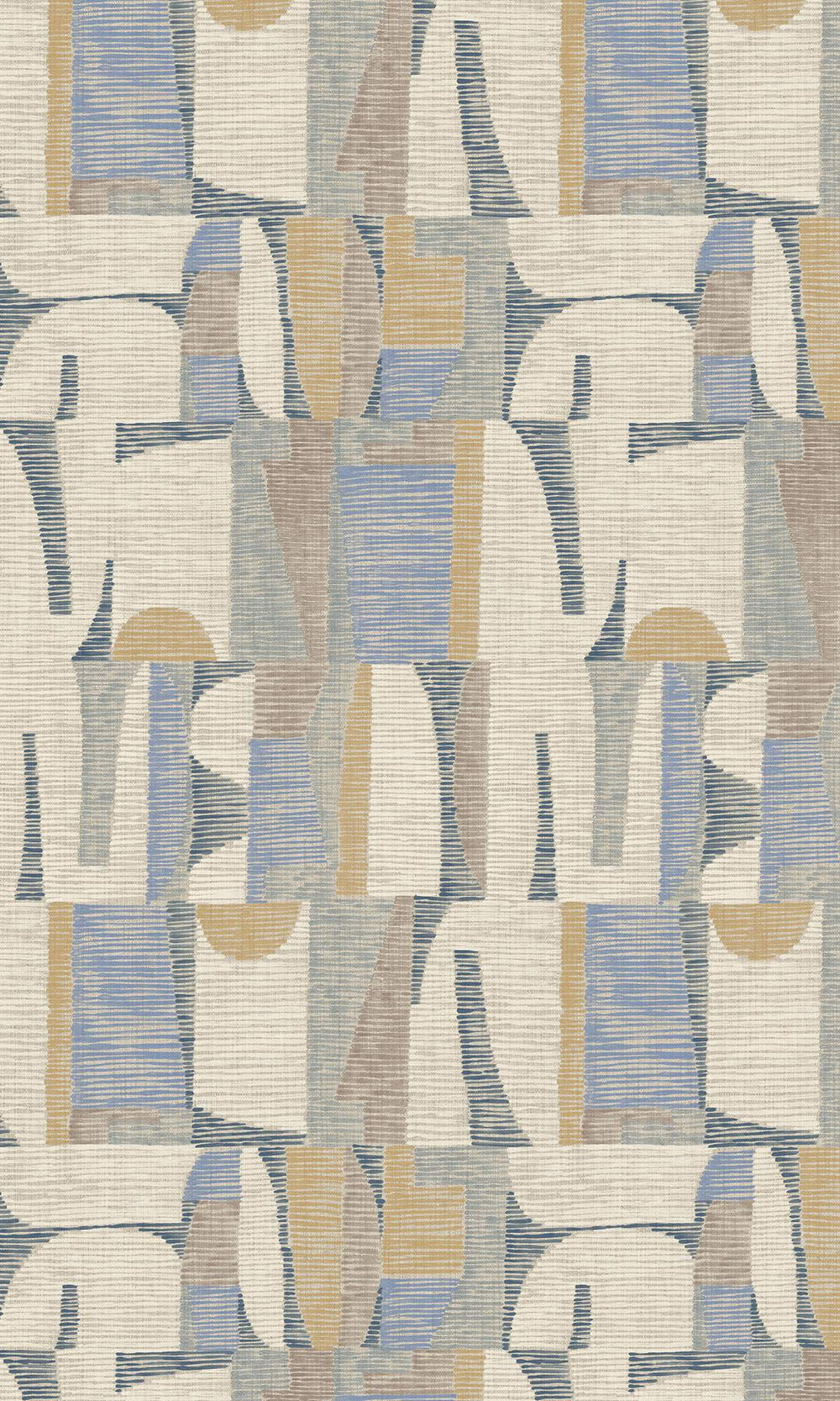 Crêpe Papier & Canary Wharf Ethnic Print Collage Wallpaper RM9052