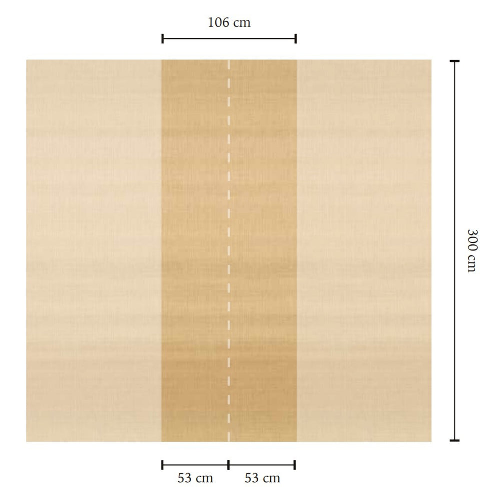 Burning Gold Chambray Print Wallpaper RM9055