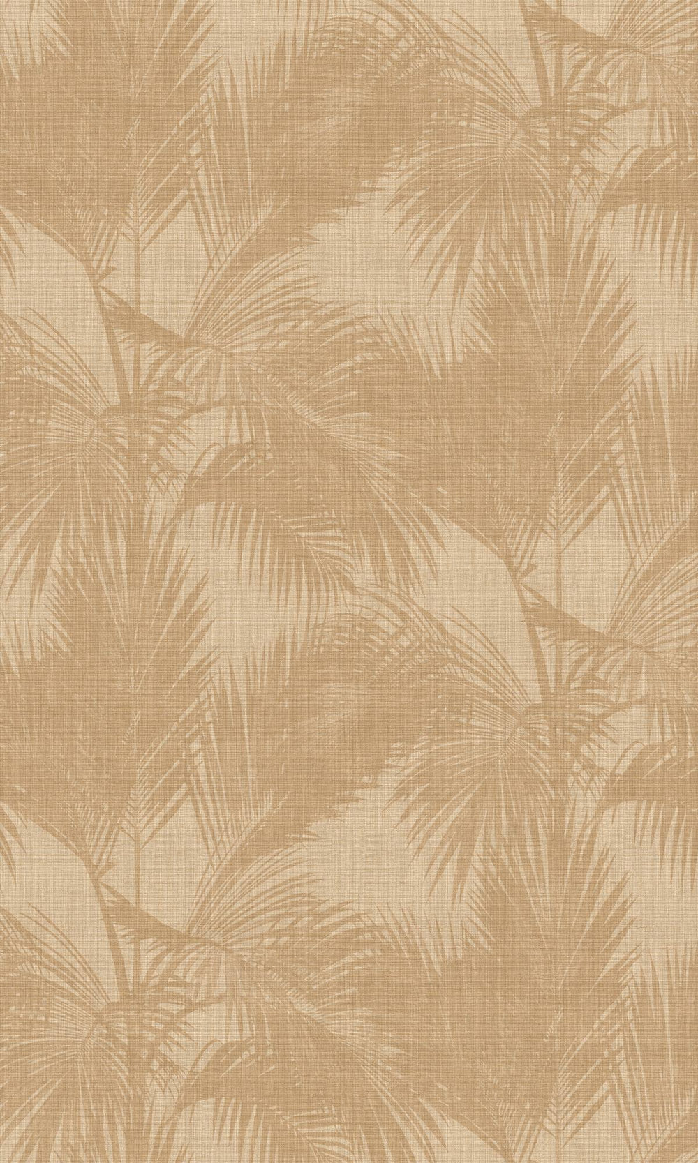 Golden Ecru & Dallas Brown Silhouetted Palm Trees  Wallpaper RM9059