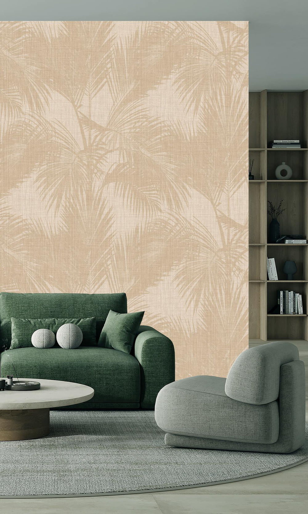 Malt & Coffee Diva Silhouetted Palm Trees  Wallpaper RM9060