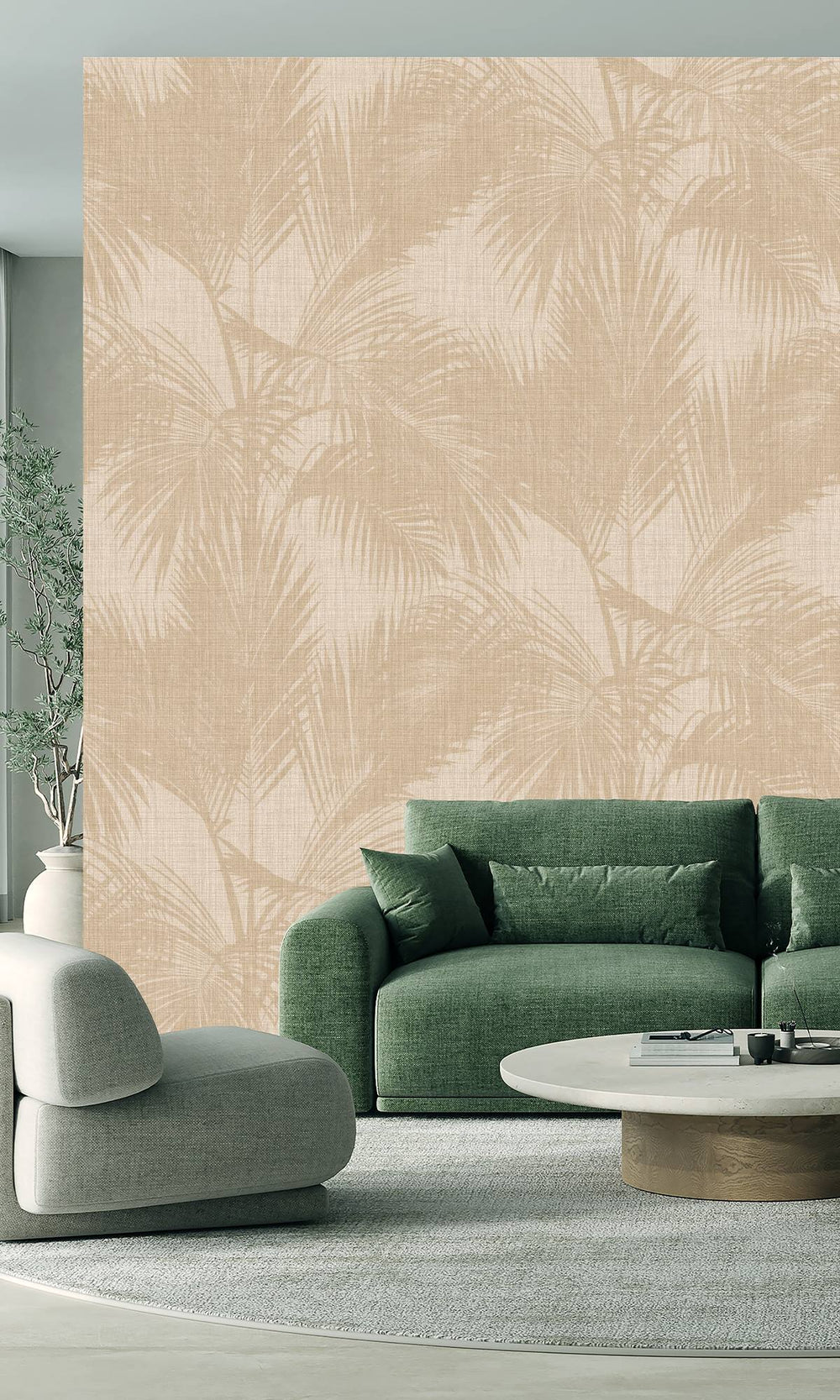 Malt & Coffee Diva Silhouetted Palm Trees  Wallpaper RM9060
