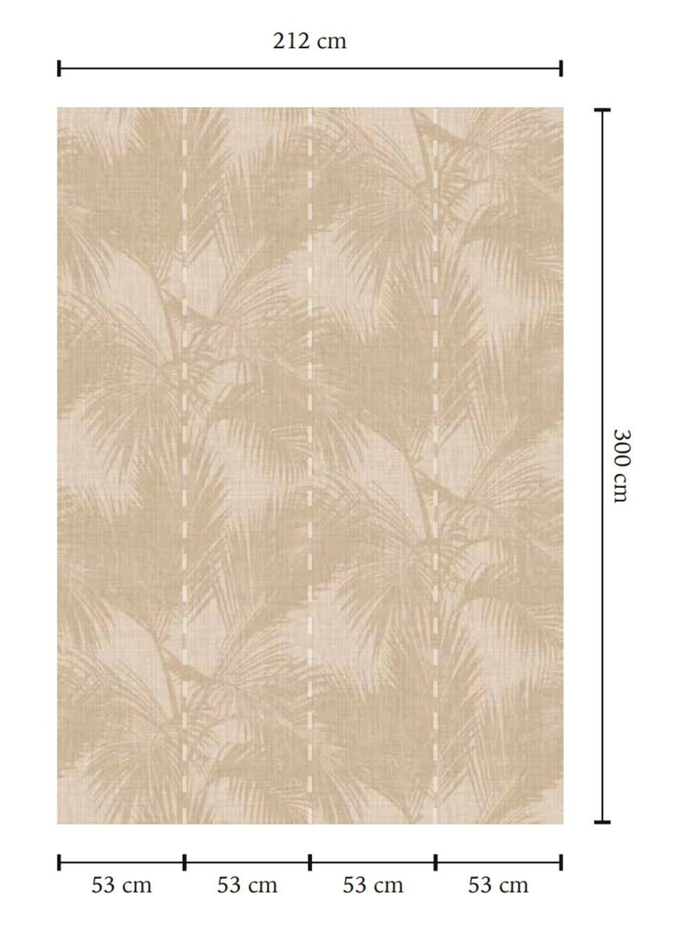 Malt & Coffee Diva Silhouetted Palm Trees  Wallpaper RM9060