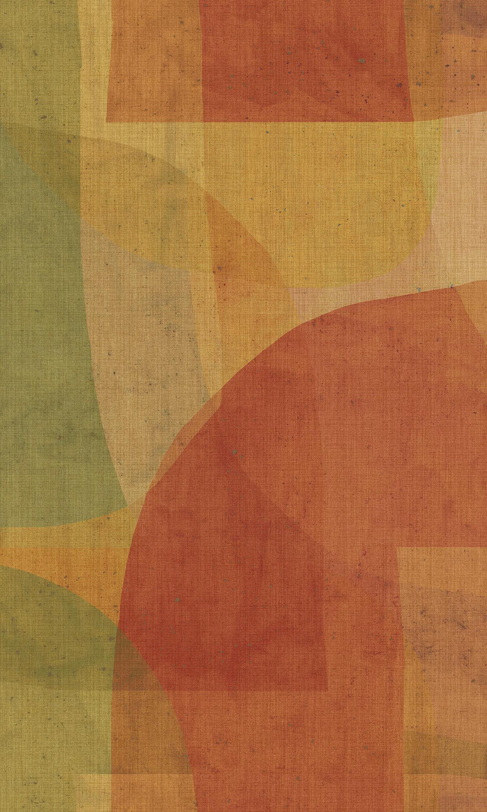 Artemis & Rock Spray Abstract Geometric Watercolor Wallpaper RM9062
