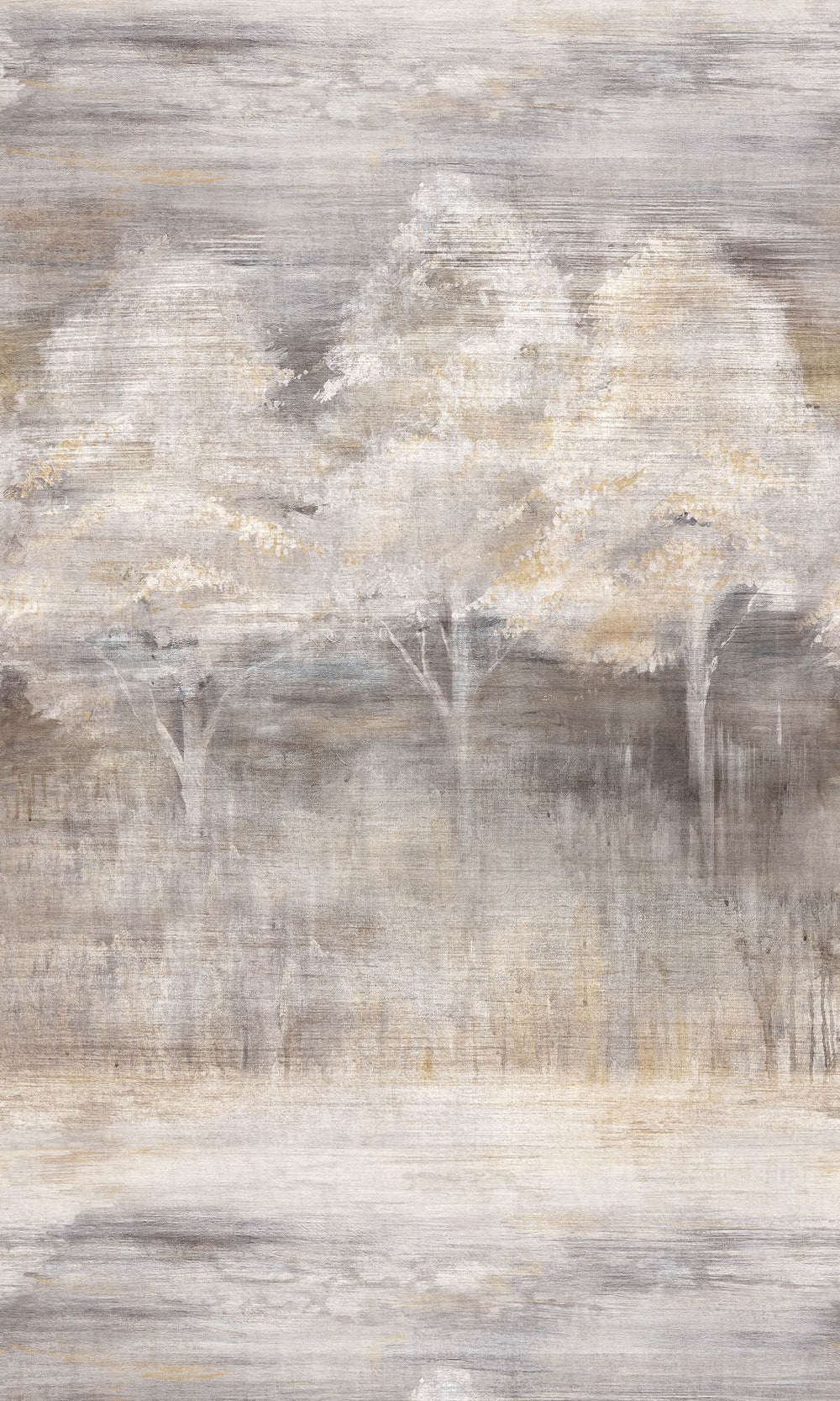 Pergament & Grey Chateau Screen Printed Forest Edge Wallpaper RM9071