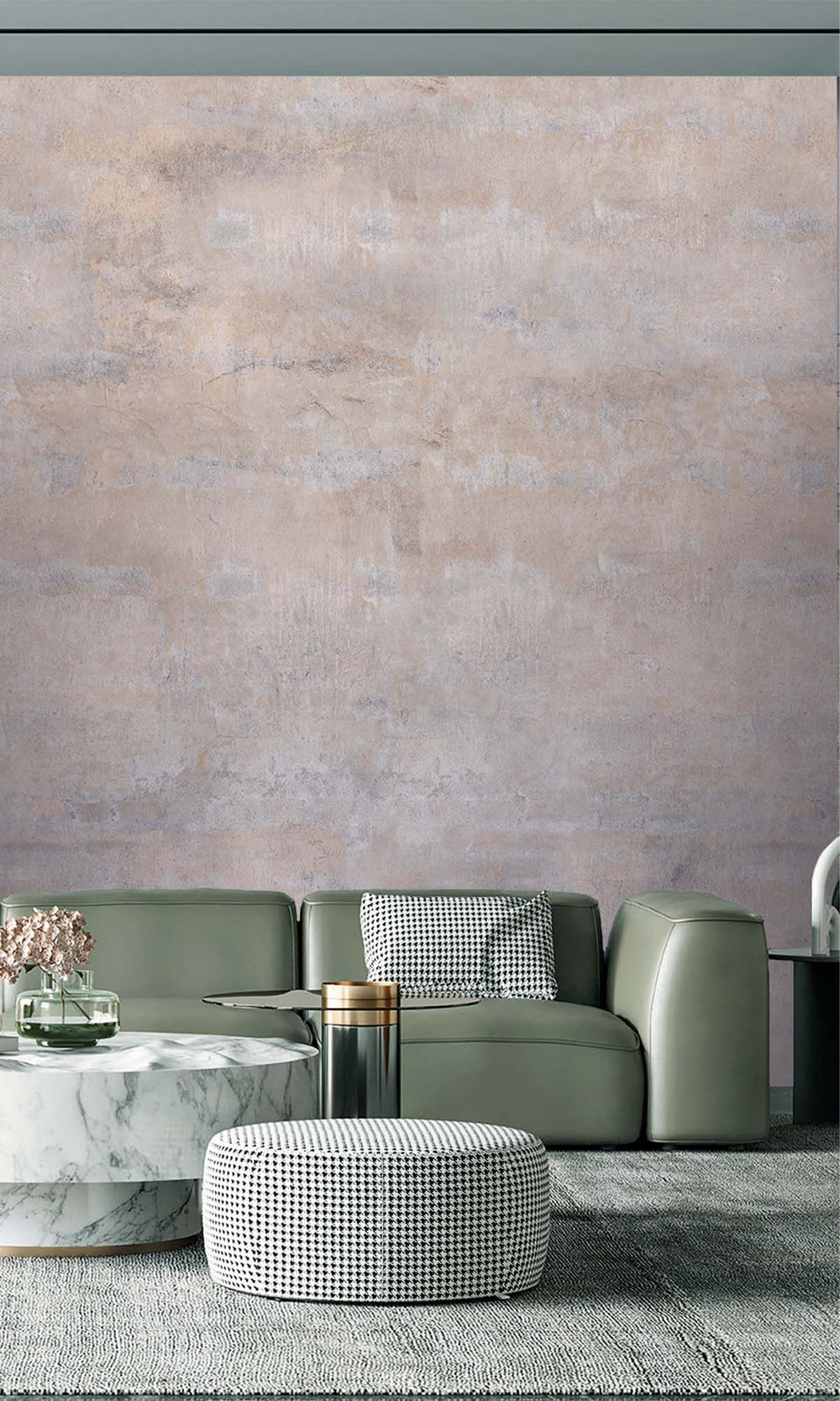 Ice Grey Glazed Porcelain Residential Mural RM9093