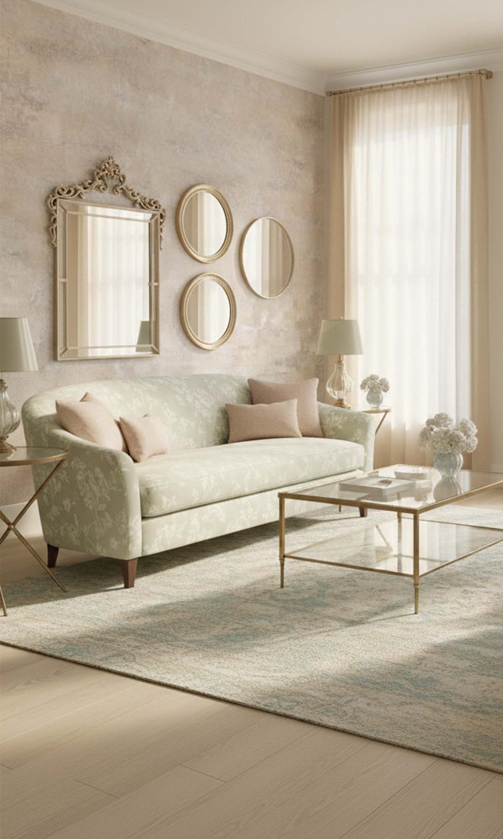 Ice Grey Glazed Porcelain Residential Mural RM9093