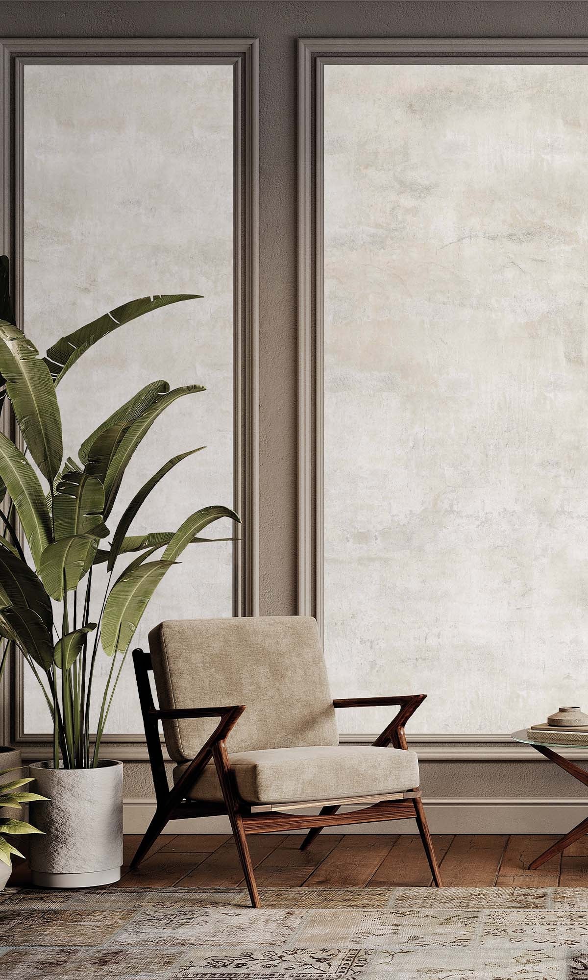 Ambrosia Ivory Glazed Porcelain Residential Mural RM9094