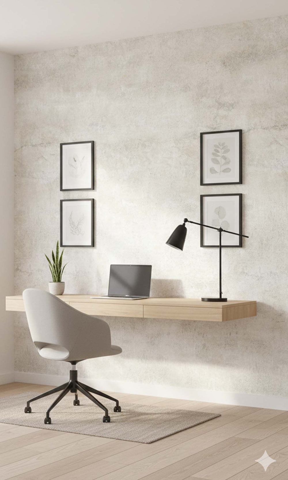 Ambrosia Ivory Glazed Porcelain Residential Mural RM9094