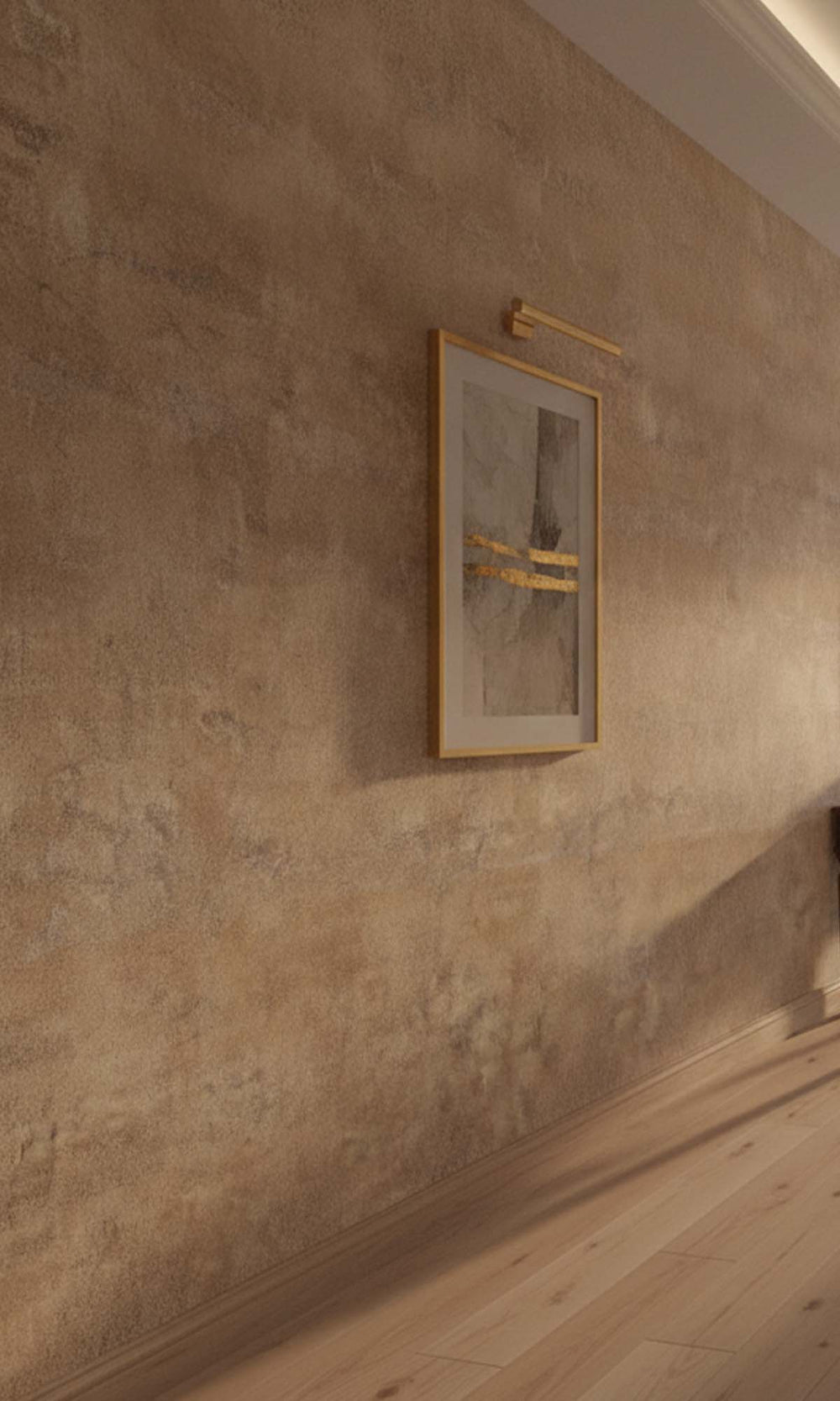 Limestone Glazed Porcelain Residential Mural RM9095