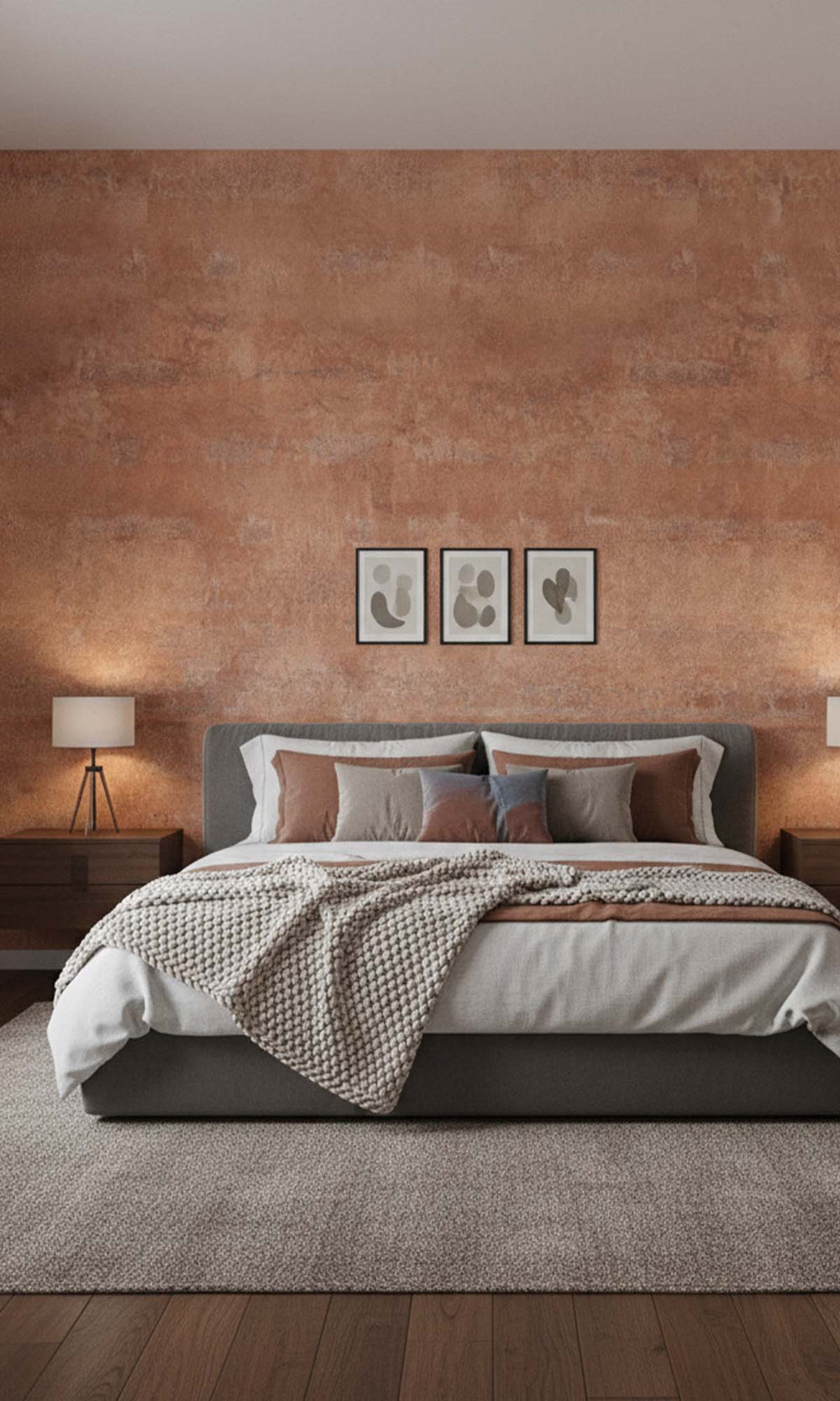 Blush  Glazed Porcelain Residential Mural RM9096