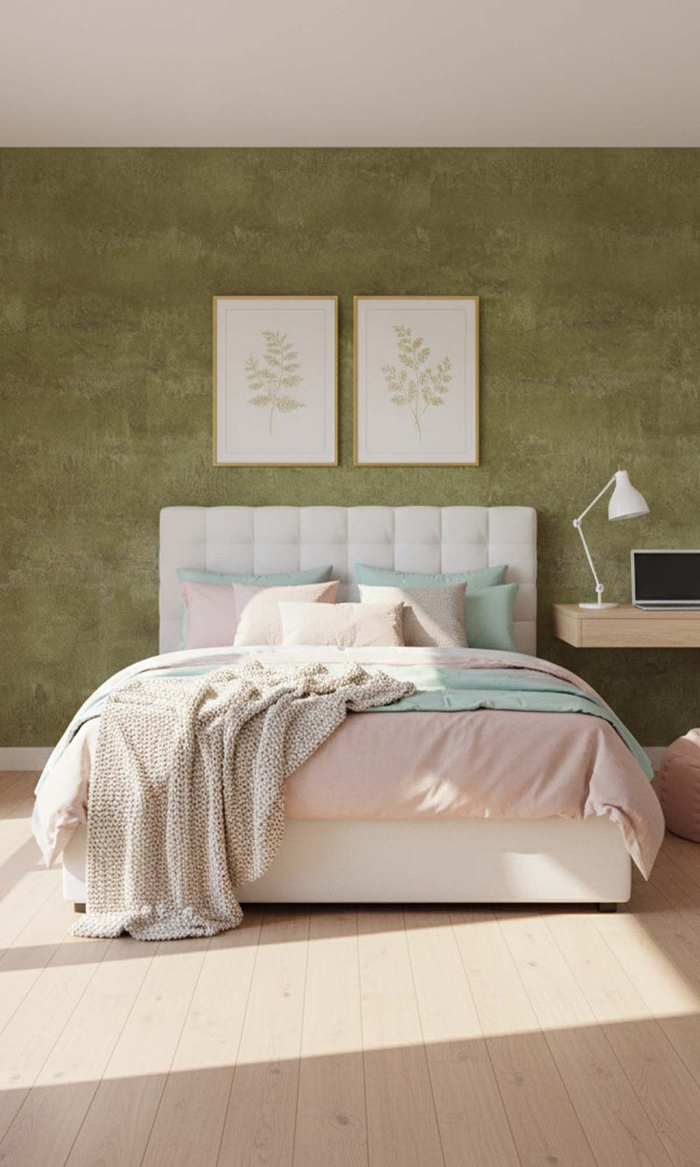 Bronze Green Glazed Porcelain Residential Mural RM9097