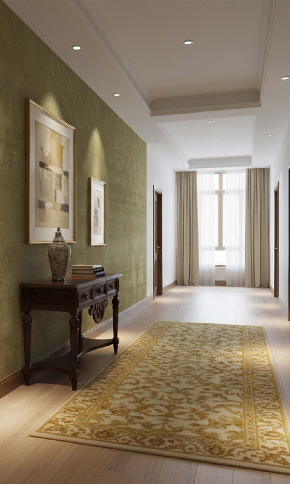 Bronze Green Glazed Porcelain Residential Mural RM9097