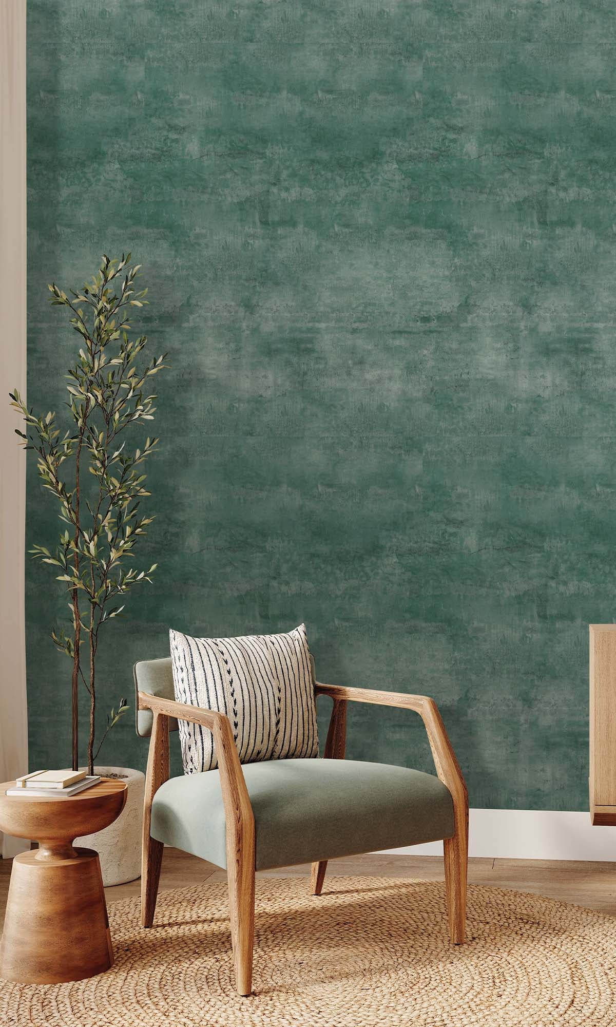 Moss Aqua  Glazed Porcelain Residential Mural RM9098