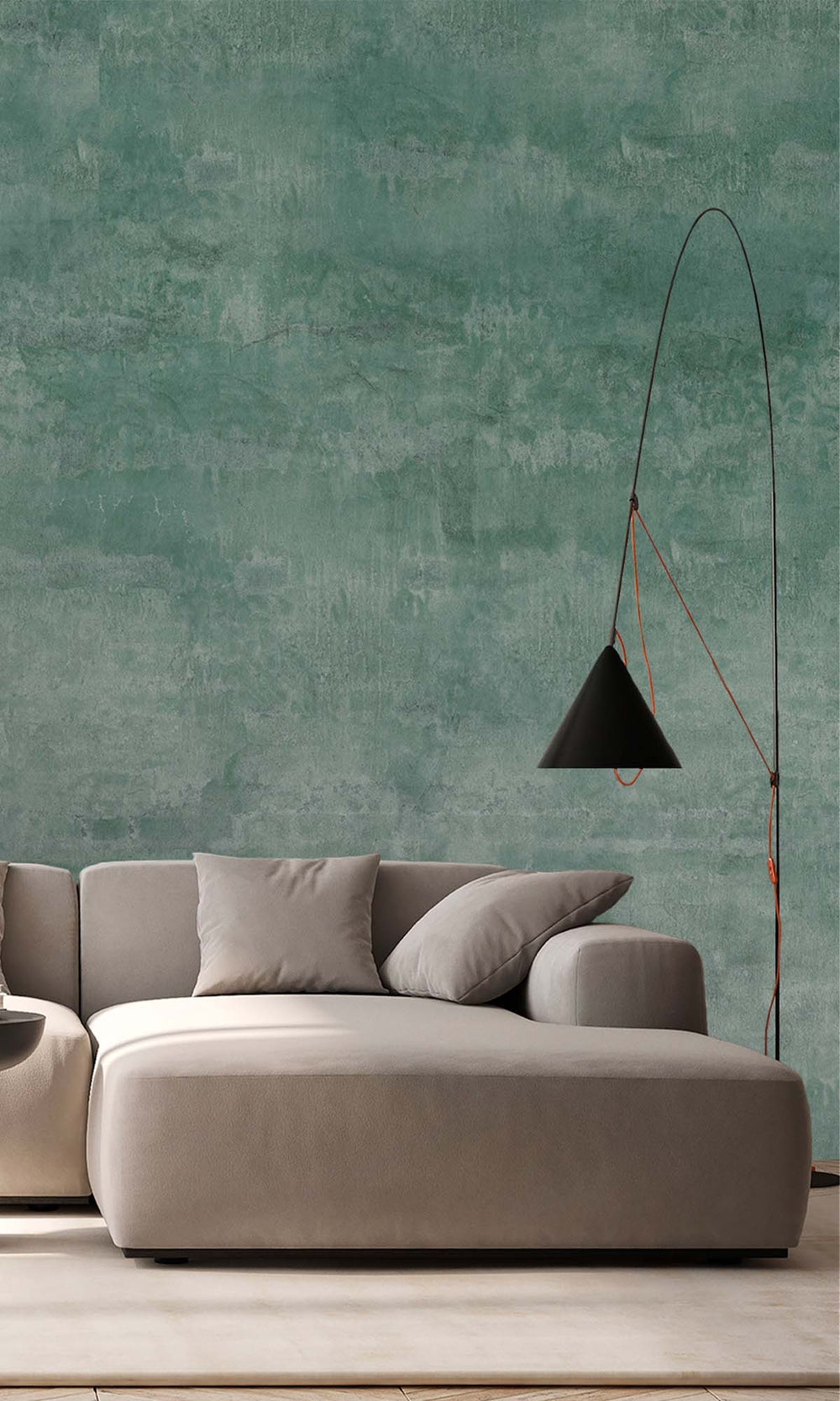 Moss Aqua  Glazed Porcelain Residential Mural RM9098