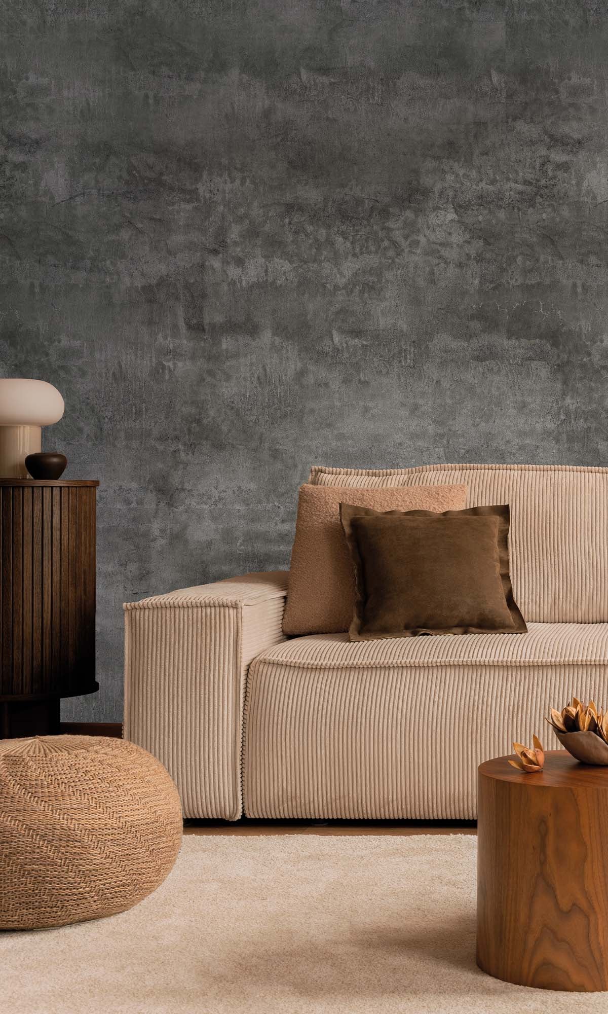 Charcoal Glazed Porcelain Residential Mural RM9099