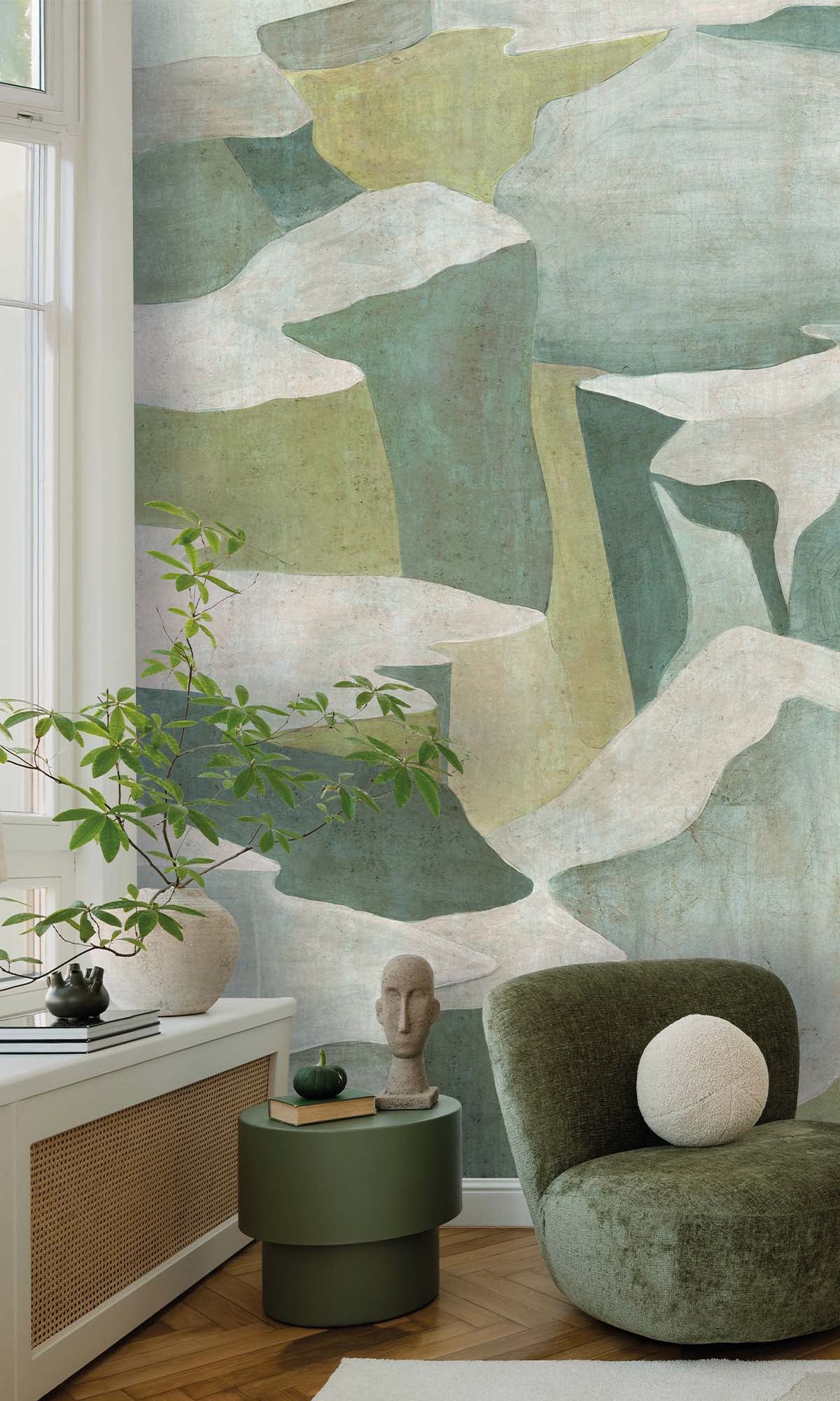 Azur Abstract Coastlines Residential Mural RM9103