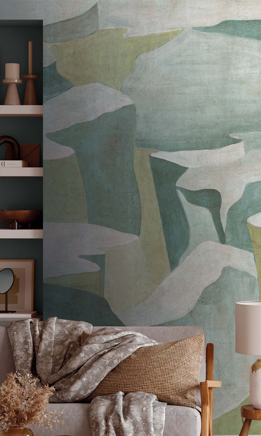 Azur Abstract Coastlines Residential Mural RM9103