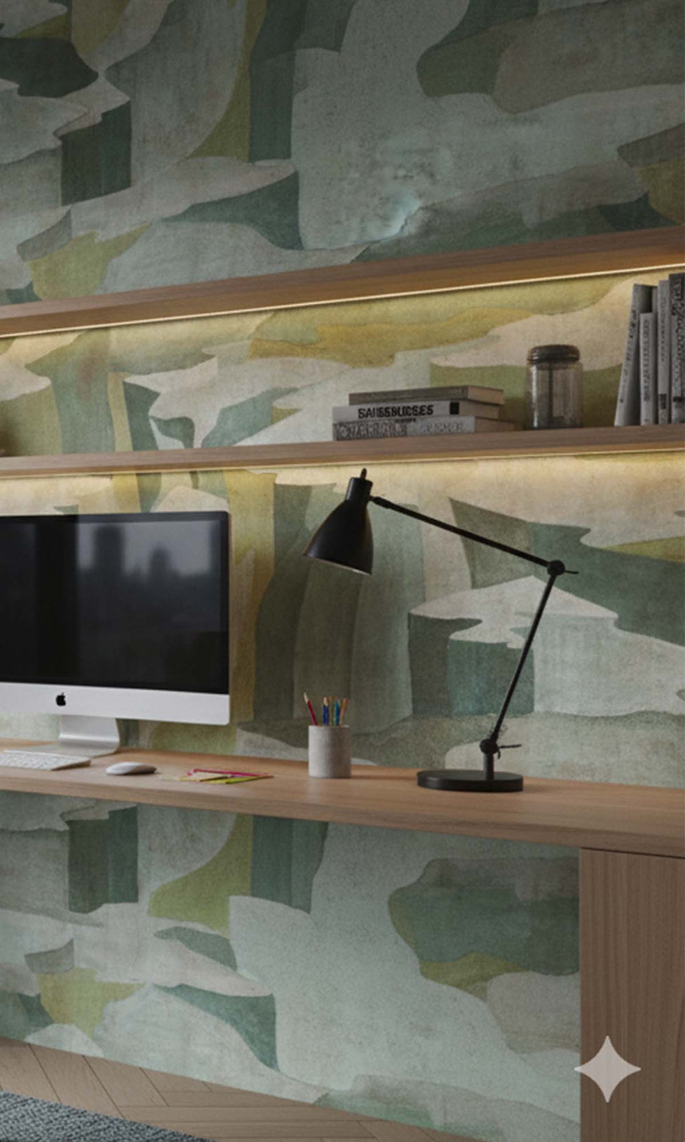 Azur Abstract Coastlines Residential Mural RM9103