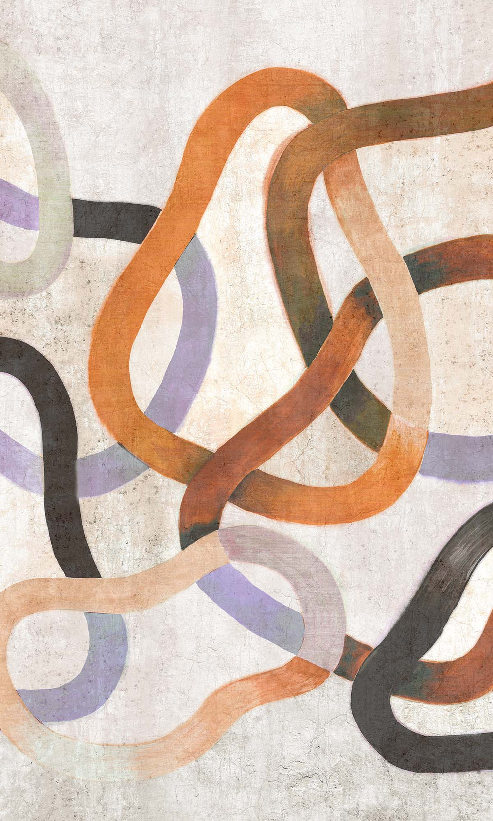 Terra  Geometric Abstract Residential Mural RM9108