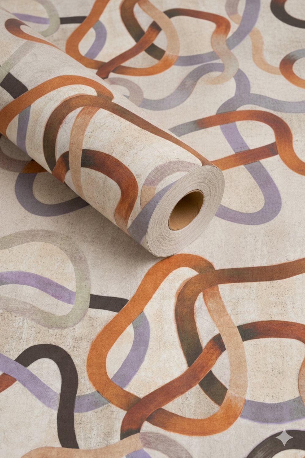 Terra  Geometric Abstract Residential Mural RM9108