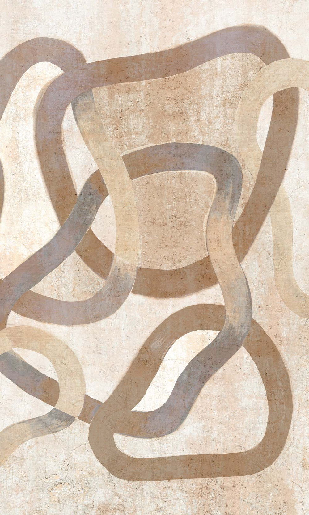 Sand  Geometric Abstract Residential Mural RM9109