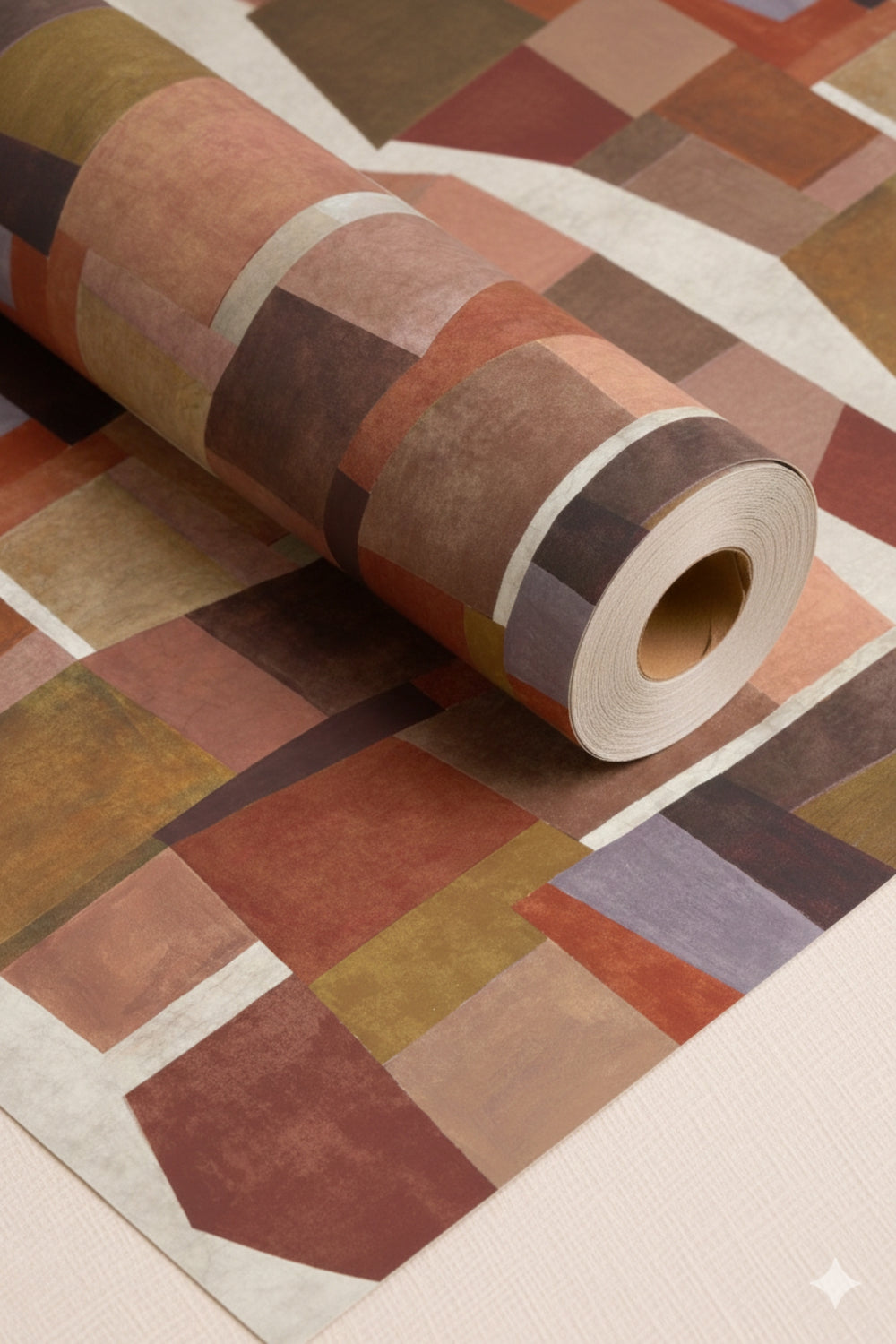 Multi Geometric Collage Residential Mural RM9110