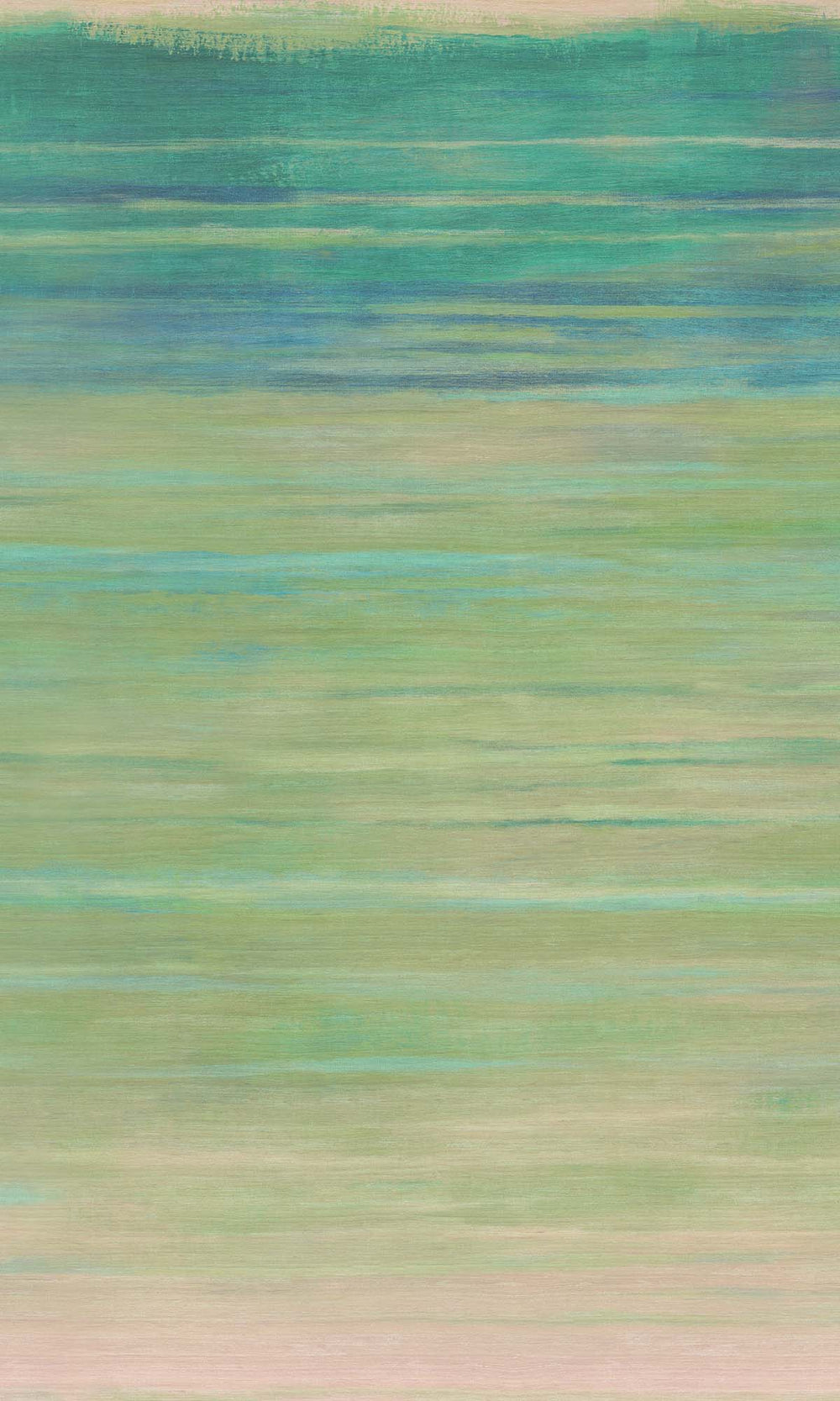 Glade Green Horizontal Ombre Residential Mural RM9113