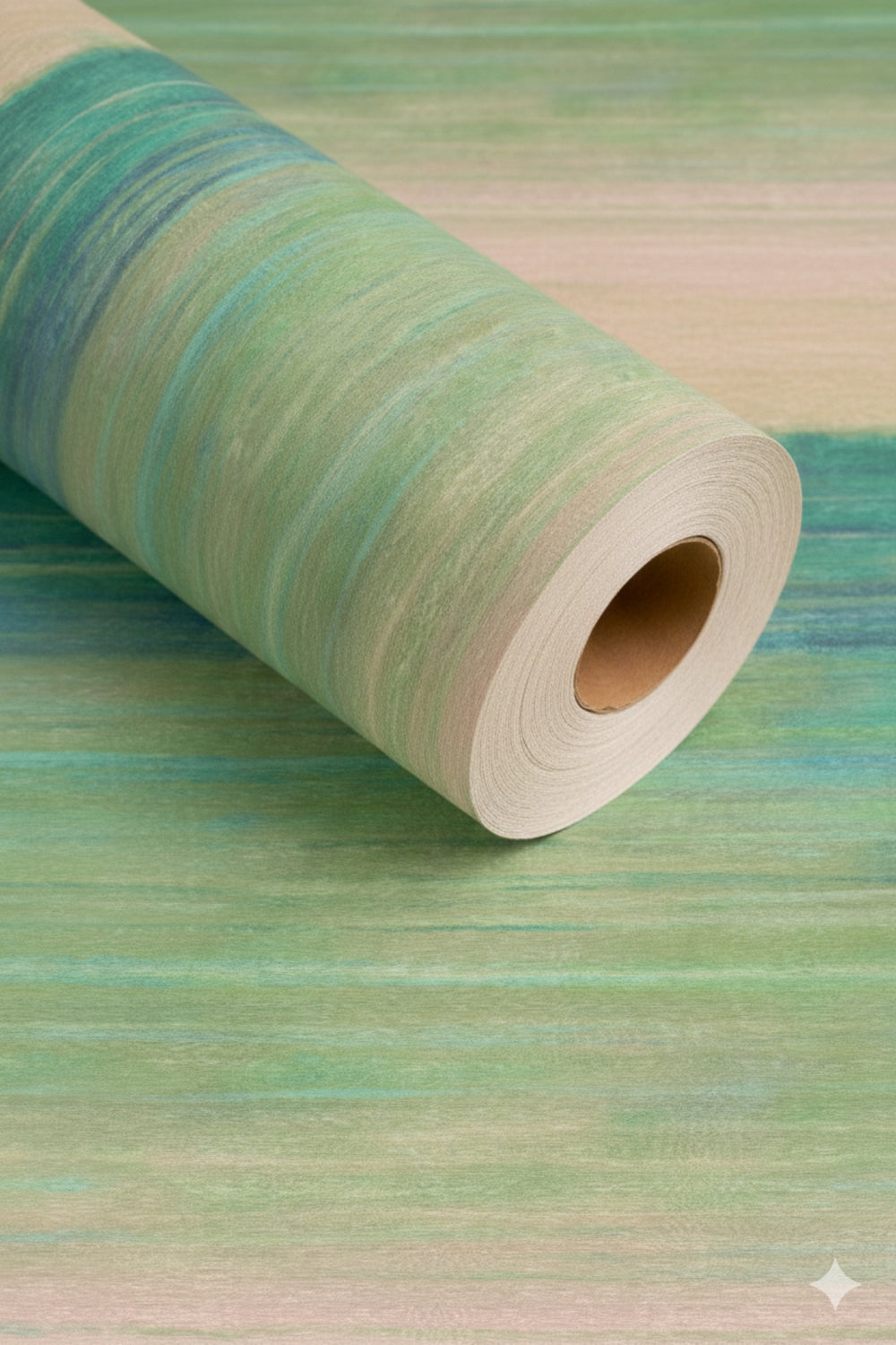 Glade Green Horizontal Ombre Residential Mural RM9113