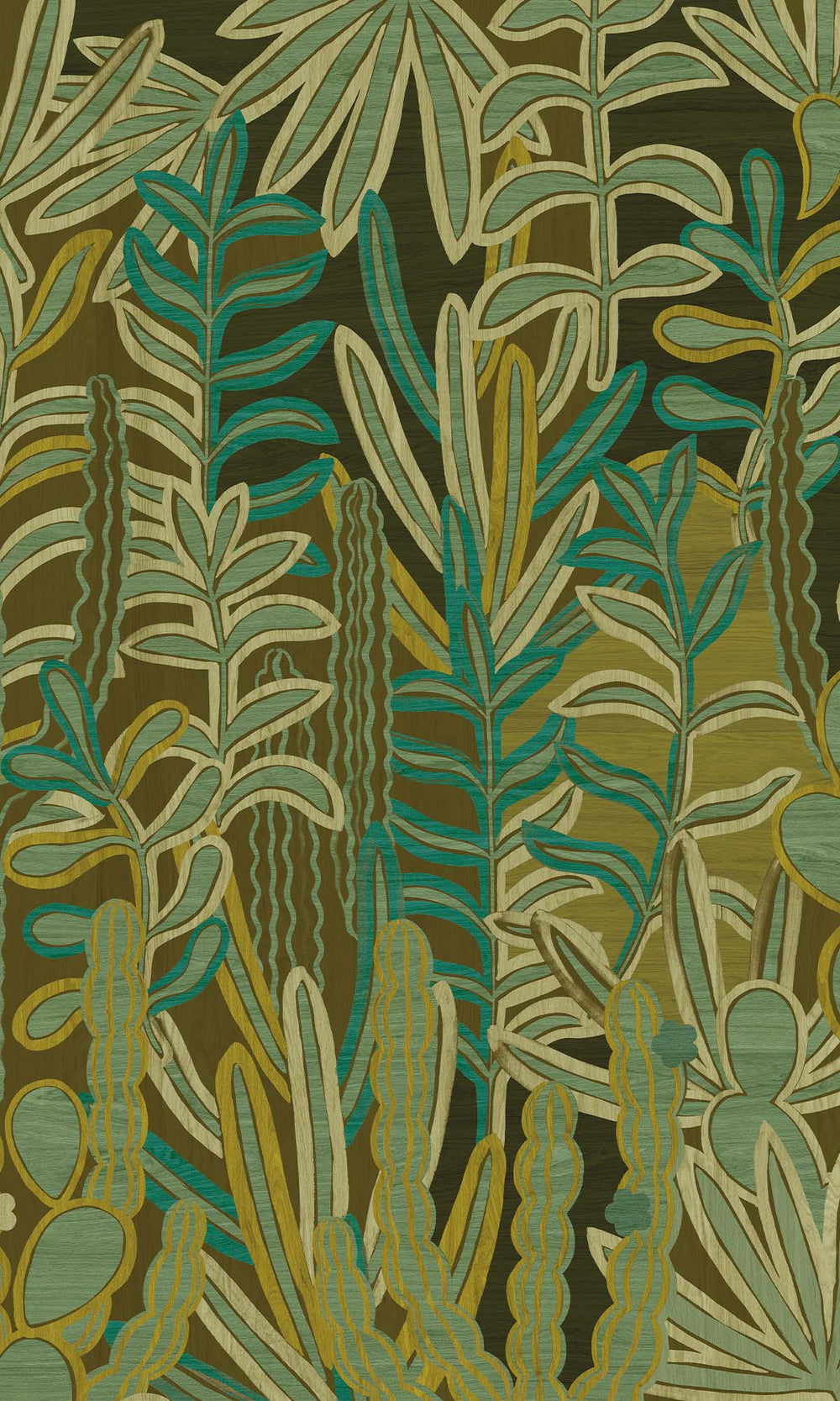 Spring Aquatic Forest Residential Mural RM9116