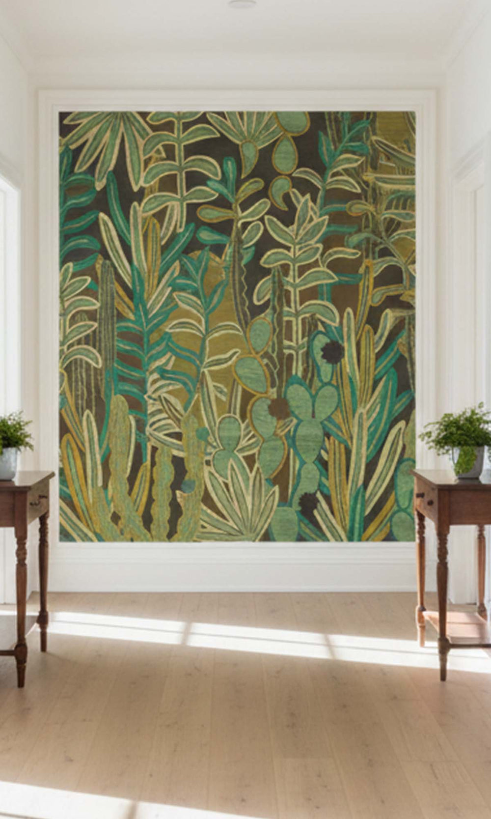 Spring Aquatic Forest Residential Mural RM9116