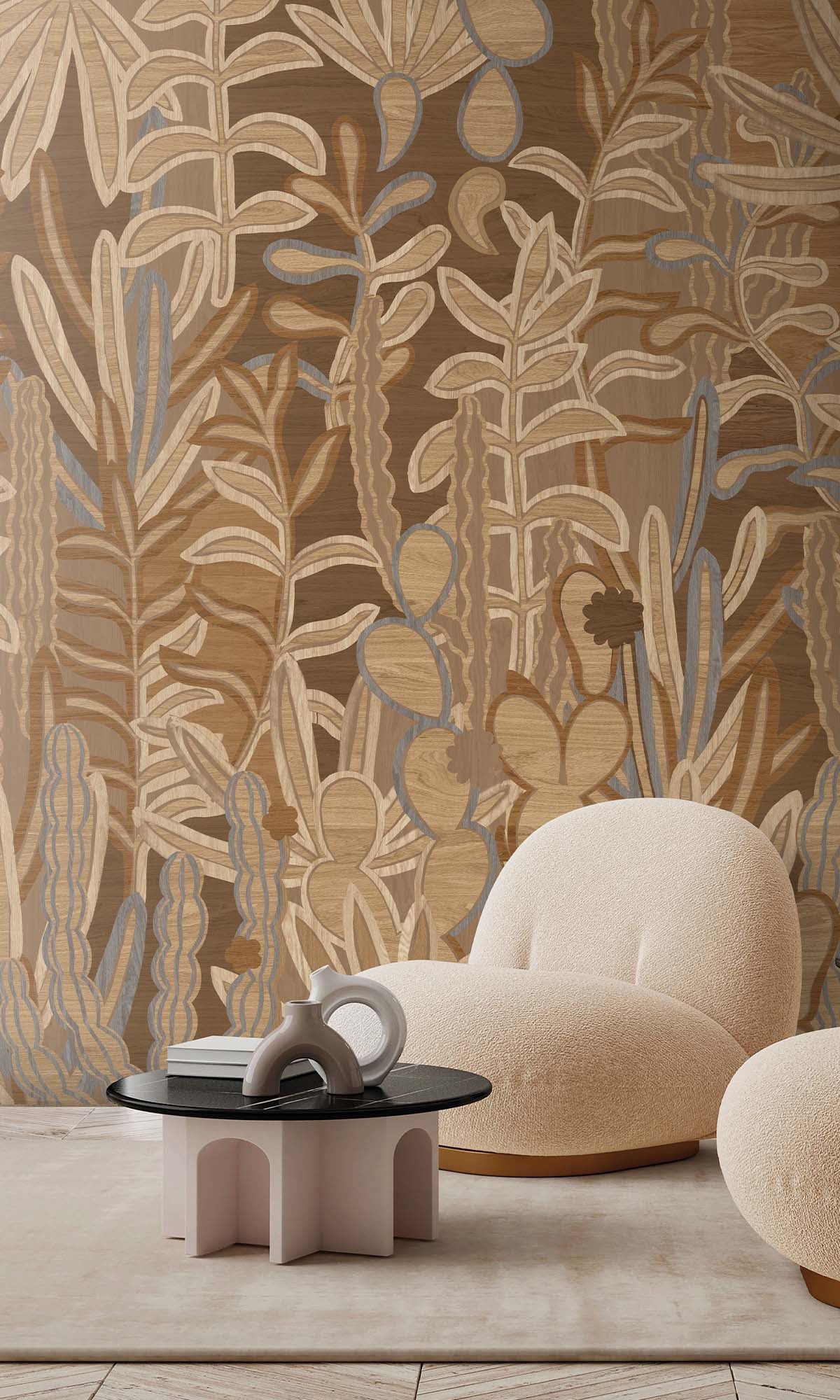 Linnen Aquatic Forest Residential Mural RM9118