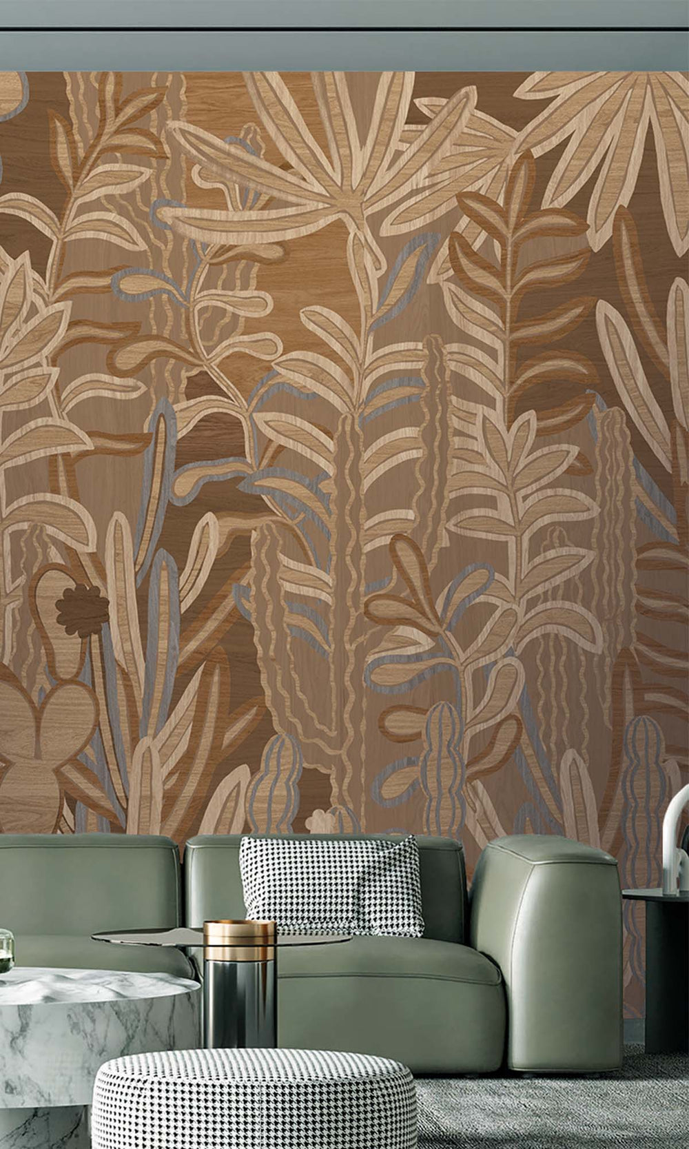 Linnen Aquatic Forest Residential Mural RM9118