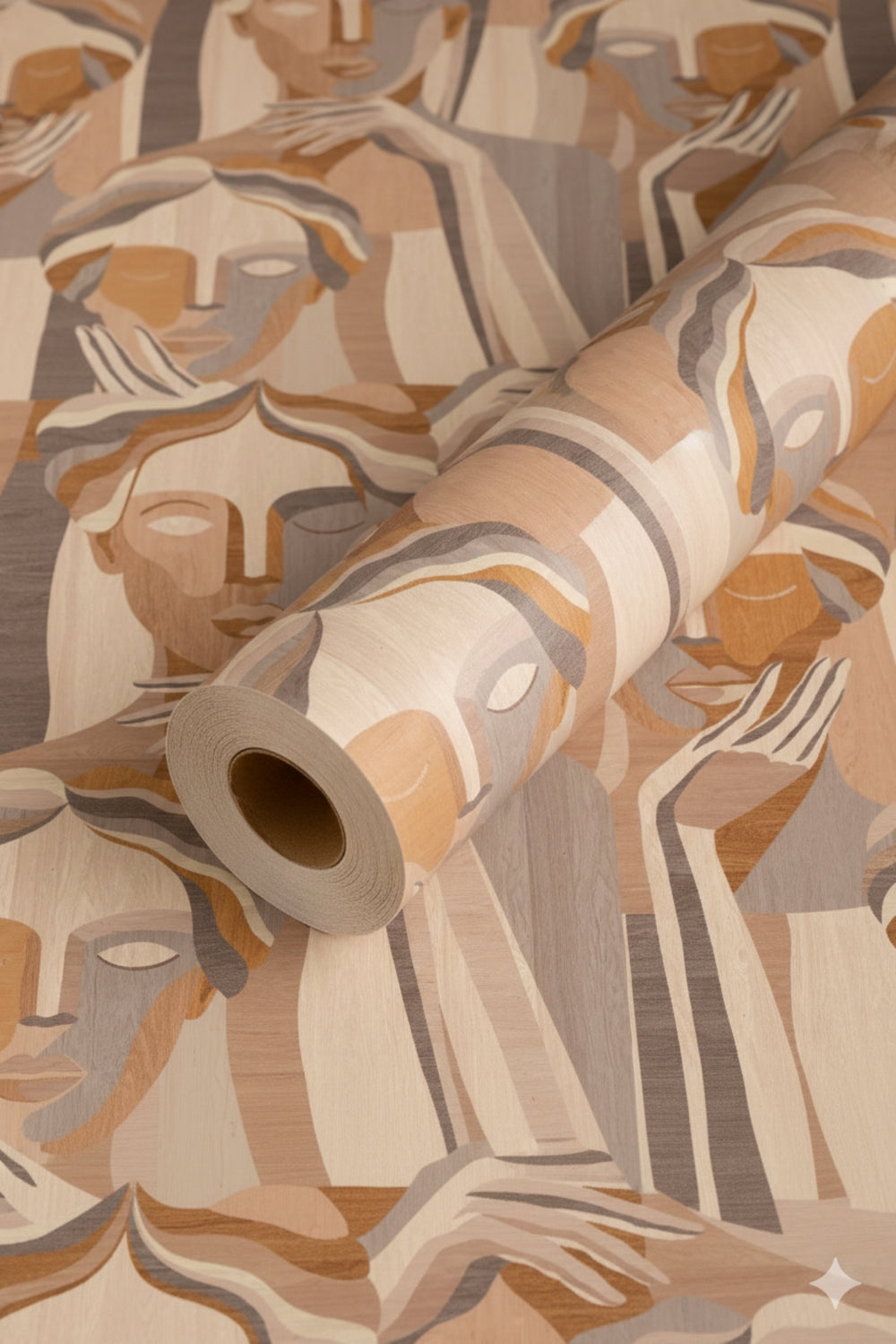 Terra  Modern Marquetry Residential Mural RM9119