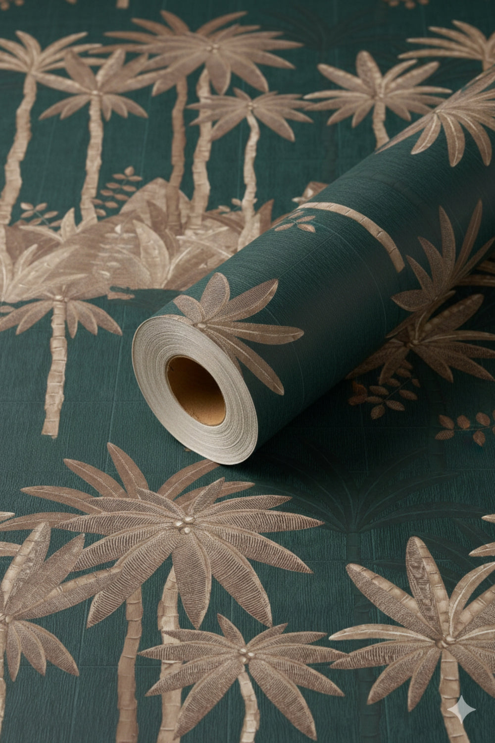 Gable Green Tropical Palm Leaf Residential Mural RM9125