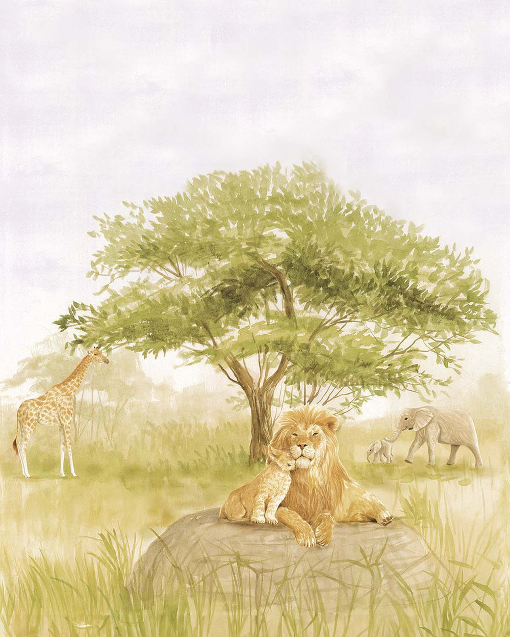 Green Oasis Sweet Savannah Dreams Residential Mural RM9184
