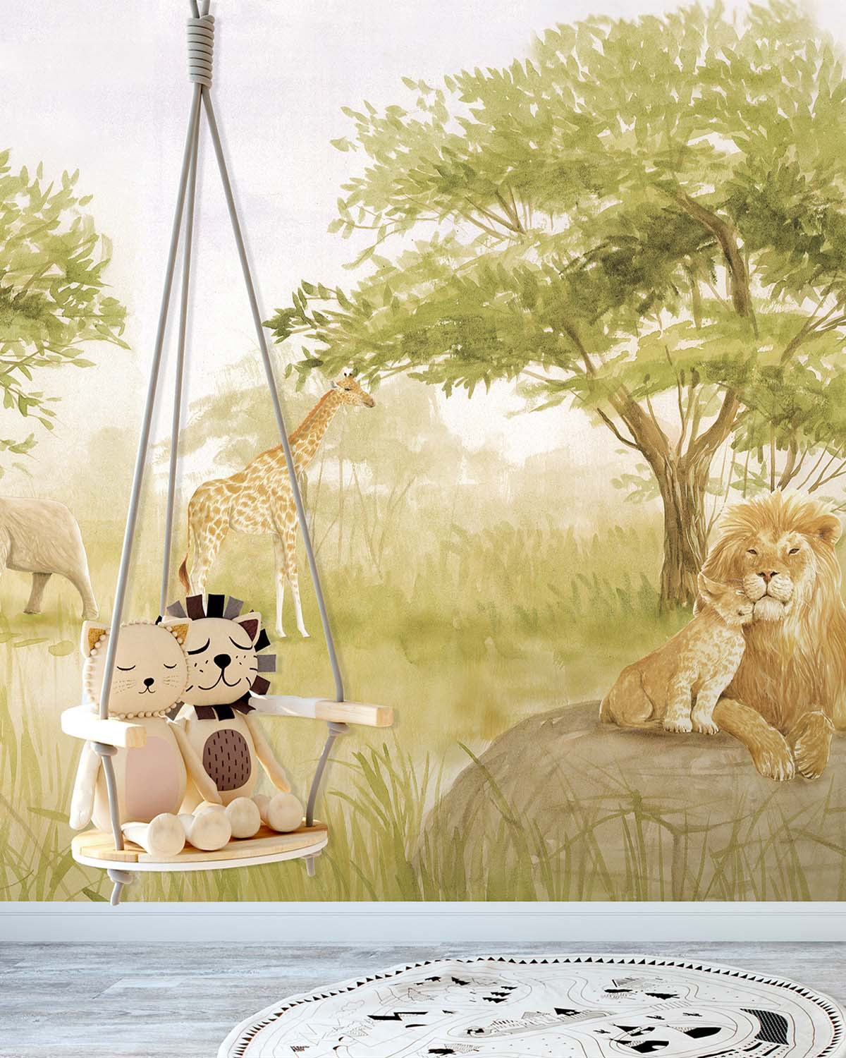 Green Oasis Sweet Savannah Dreams Residential Mural RM9184