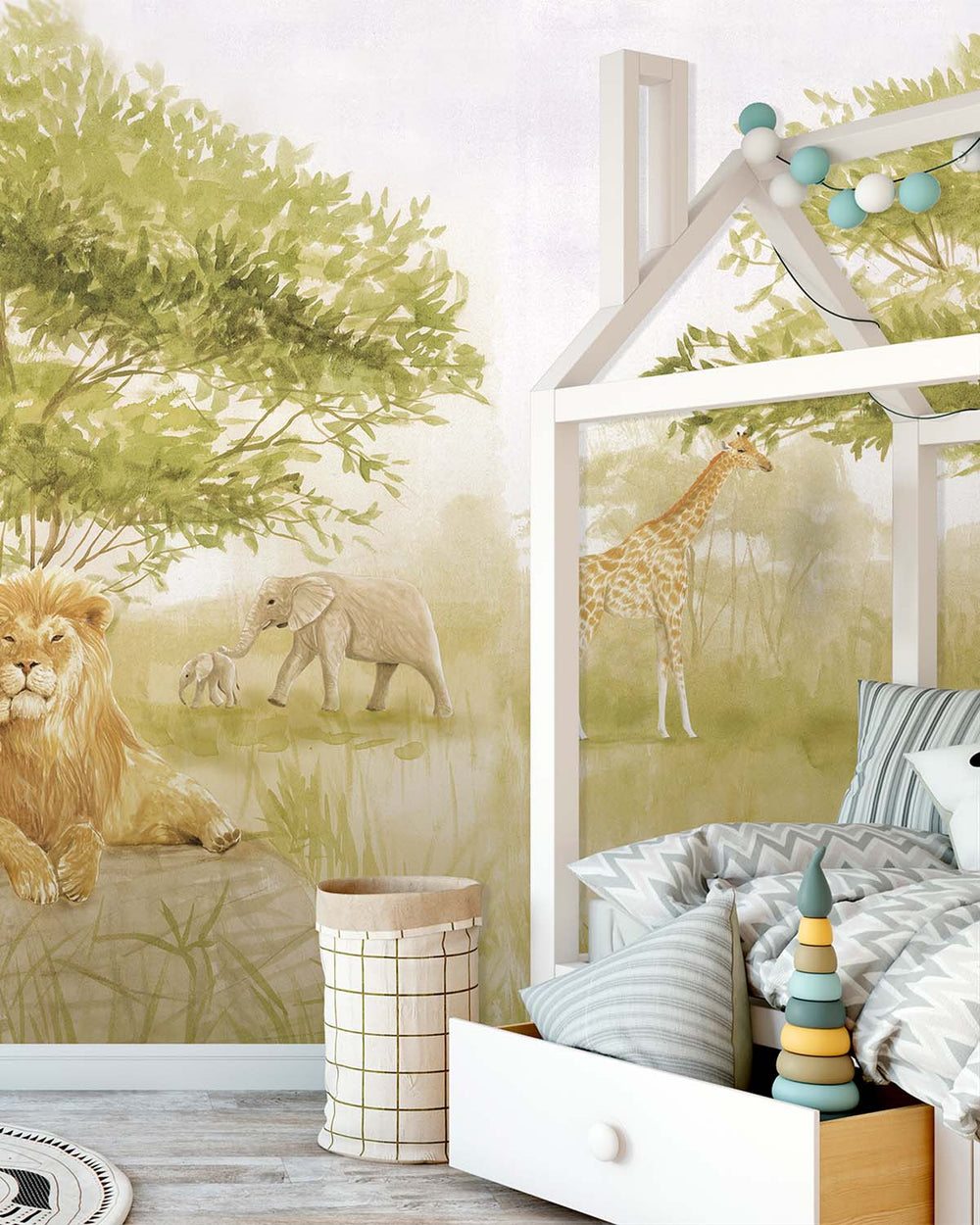 Green Oasis Sweet Savannah Dreams Residential Mural RM9184