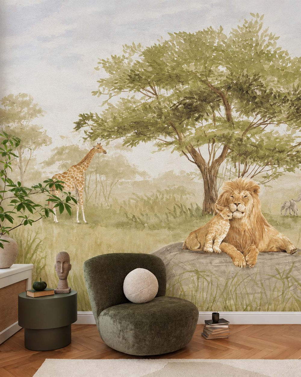 Green Oasis Sweet Savannah Dreams Residential Mural RM9184