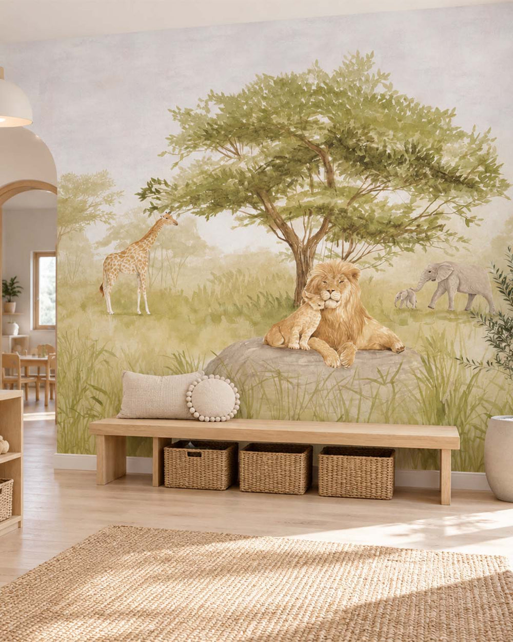 Green Oasis Sweet Savannah Dreams Residential Mural RM9184