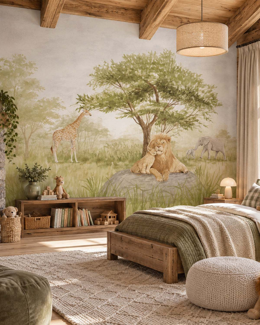 Green Oasis Sweet Savannah Dreams Residential Mural RM9184