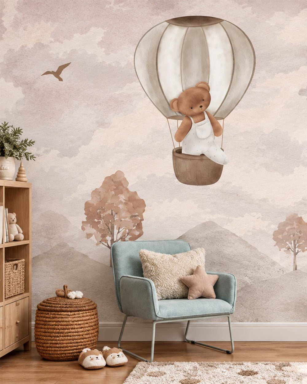 Sauvignon Dreamy Bears in the Sky Residential Mural RM9203