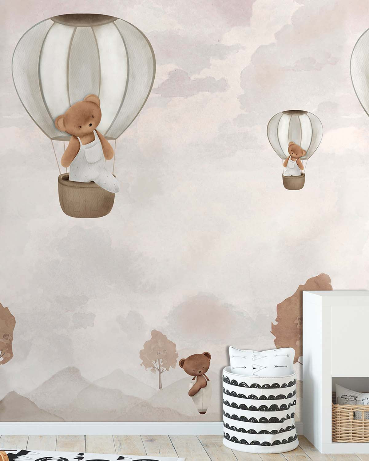 Sauvignon Dreamy Bears in the Sky Residential Mural RM9203