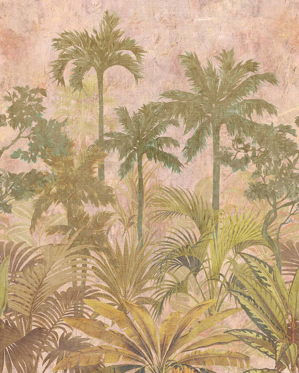 Just Rosey Vintage Tropical Jungle Residential Mural RM9257