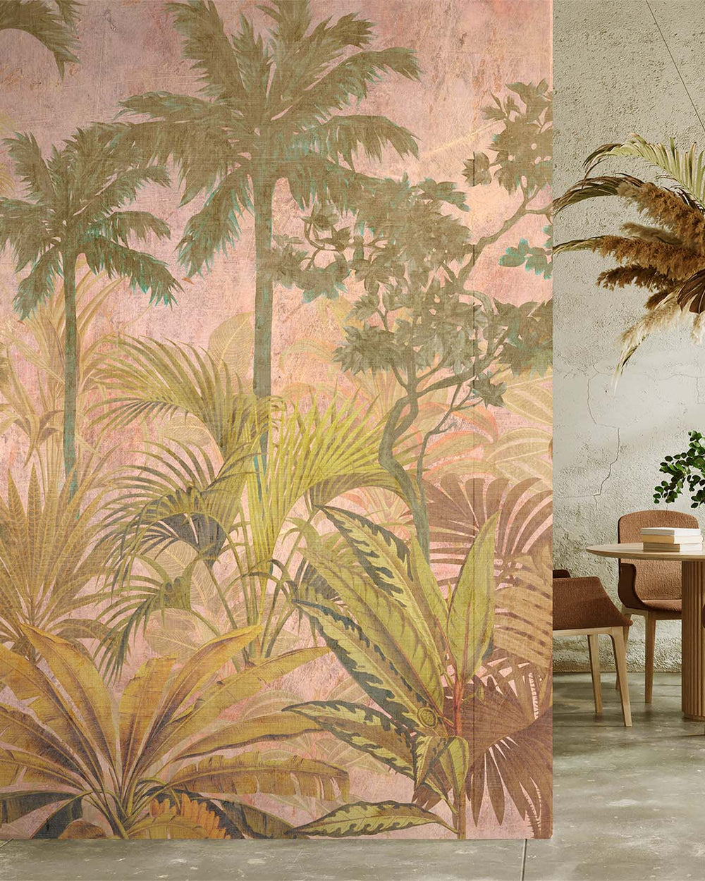 Just Rosey Vintage Tropical Jungle Residential Mural RM9257