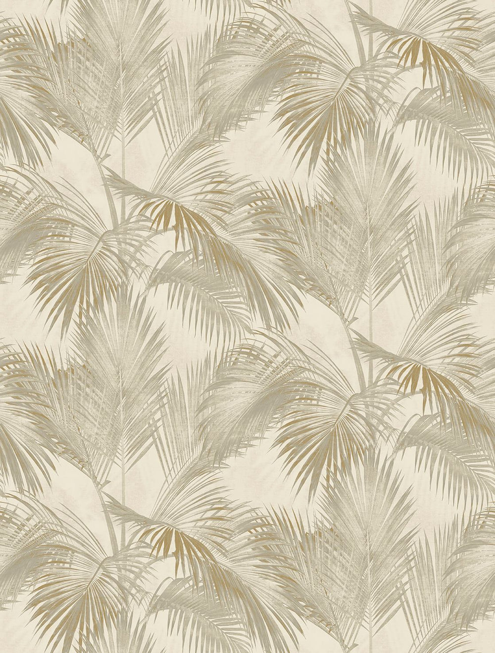 Pyrite Gold Twilight Palm Luxe Residential Mural RM9270