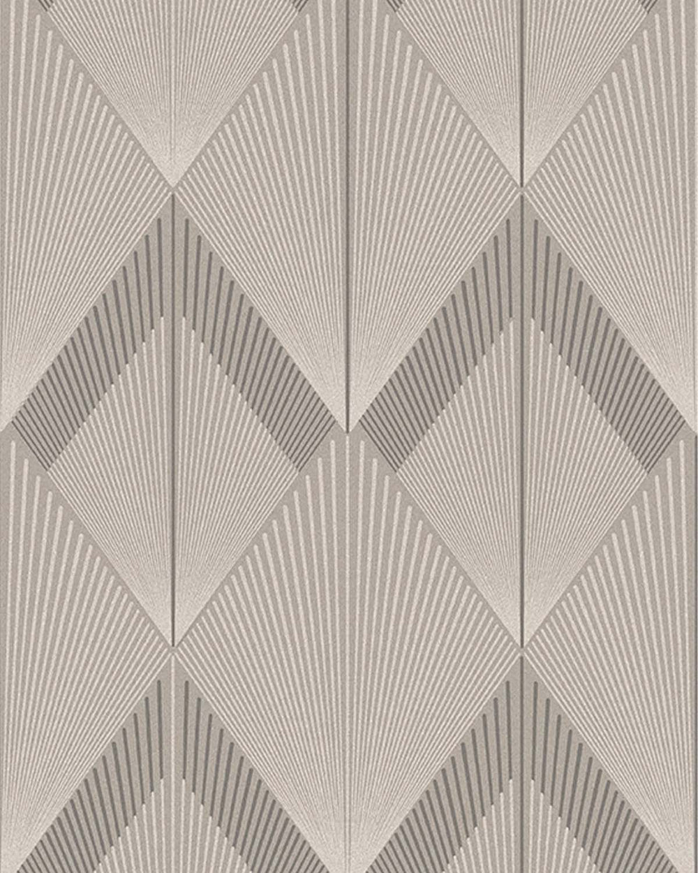 Bright Sepia Art Deco Diamond Sunburst  Residential Mural RM9275