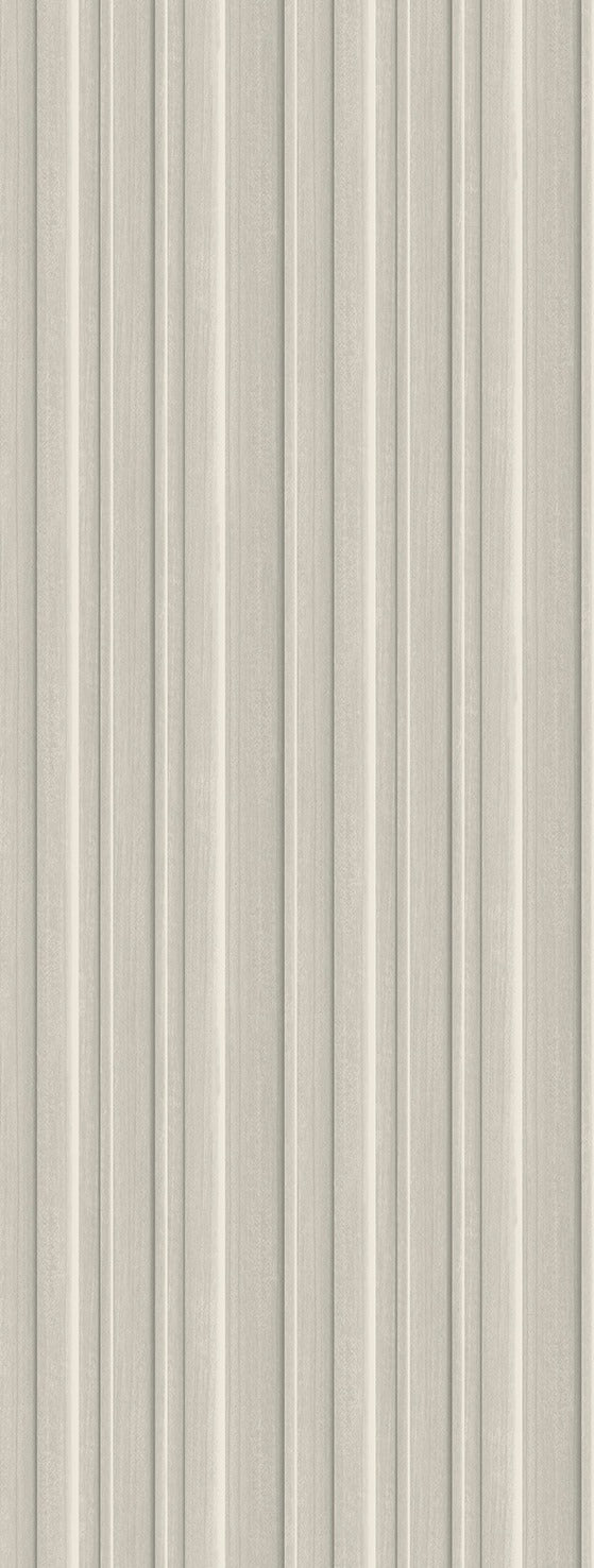 Play on Grey 3D Faux Wood Slat  Residential Mural RM9290